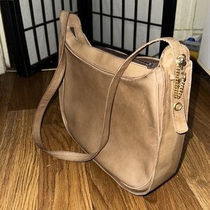 Louise Fontaine Vintage Leather Shoulder Bag Purse 9x12x3